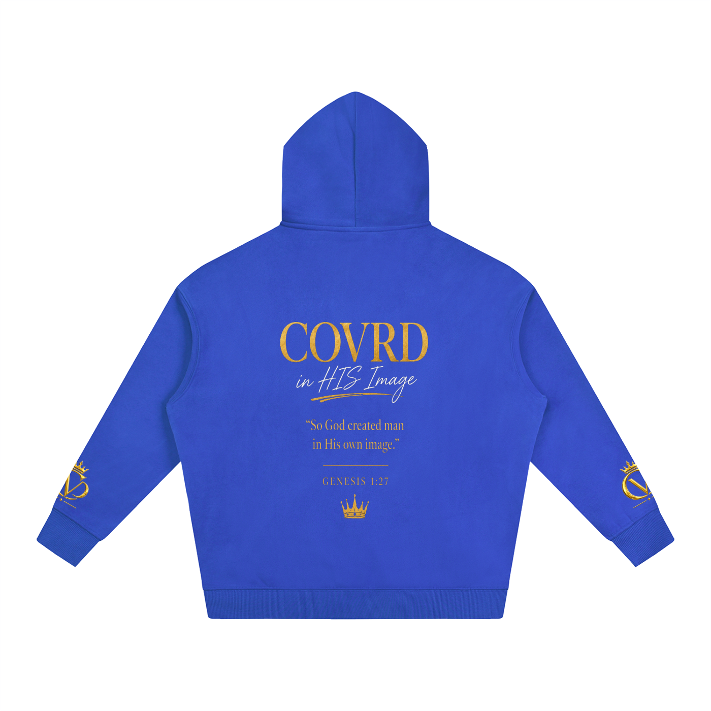 "COVRD in HIS Image" Oversize Fleeced Hoodie