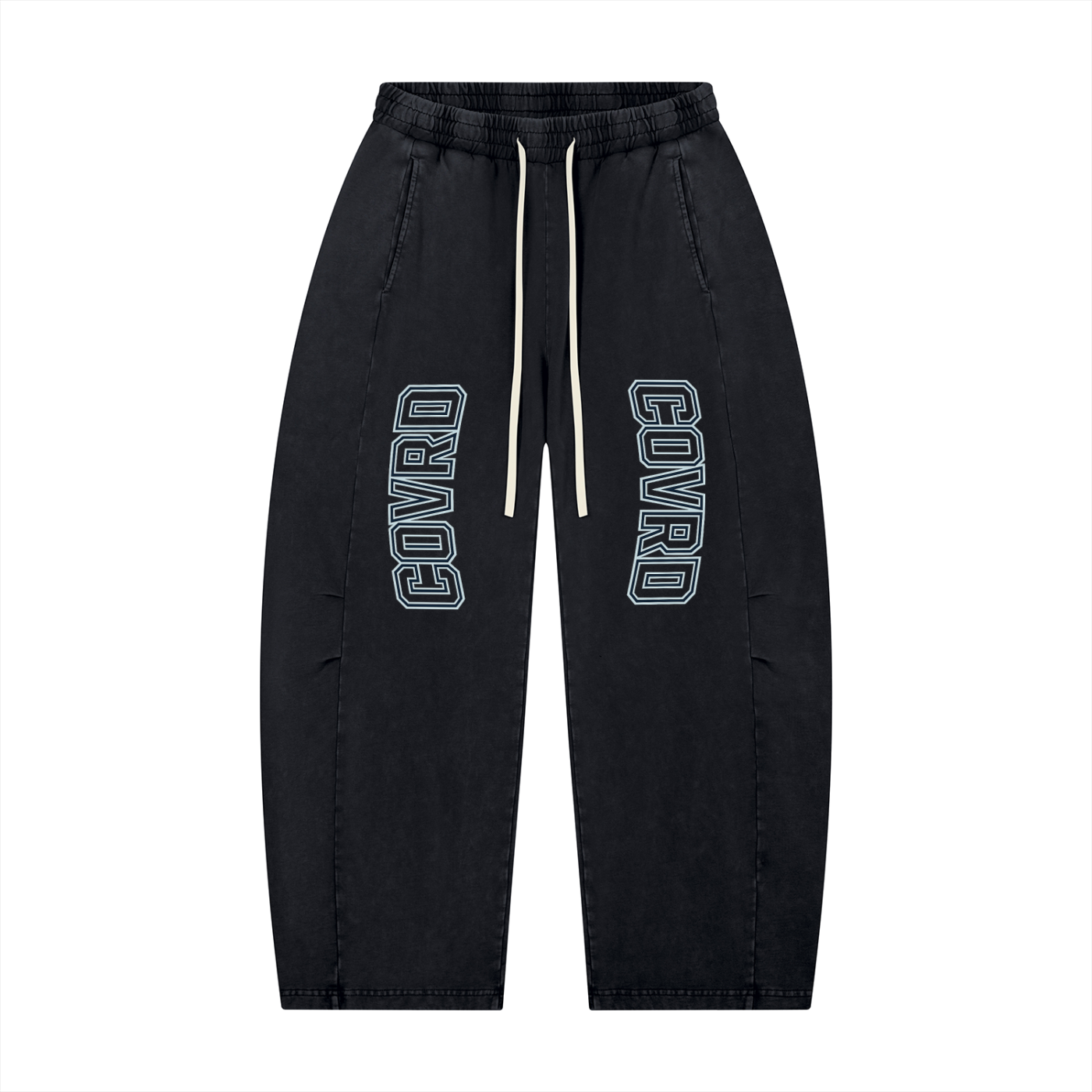 COVRD Outline Barrel Leg Sweatpants