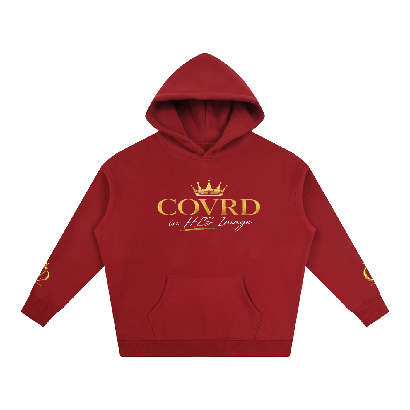 "COVRD in HIS Image" Oversize Fleeced Hoodie