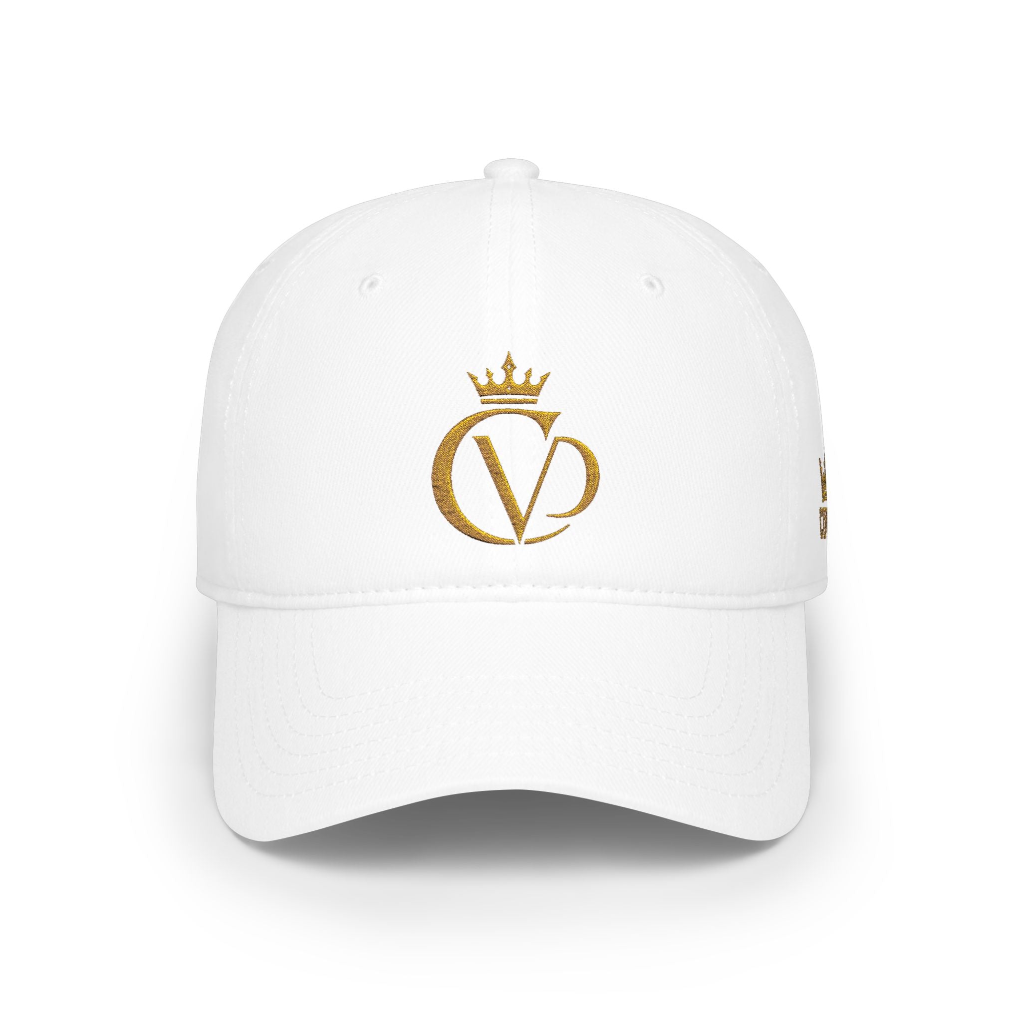Gold Crown Embroidered CVD Logo Baseball Cap
