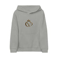 Kids Embroidered Crown Hoodie — Gold CVD Logo