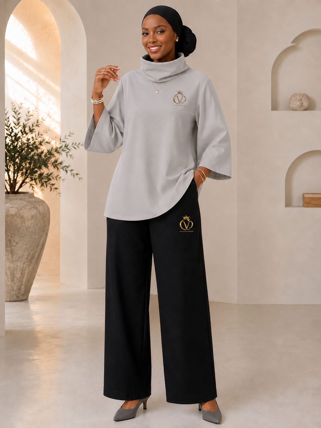 COVRD Women's Straight-Leg Pants