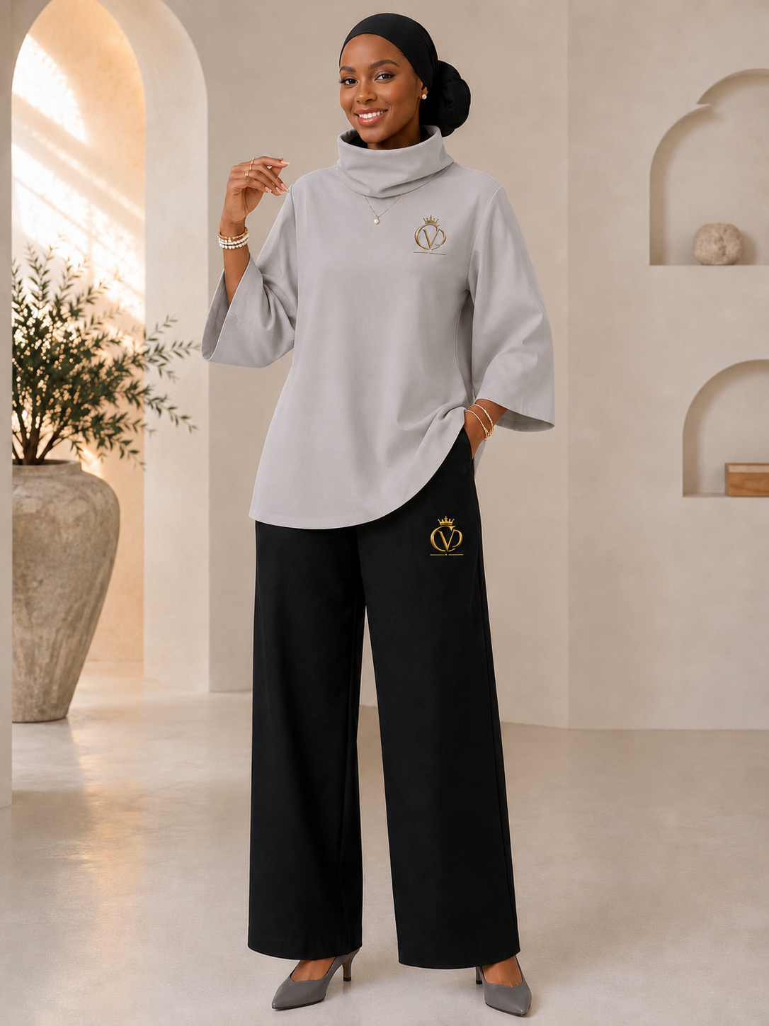 COVRD Women's Straight-Leg Pants