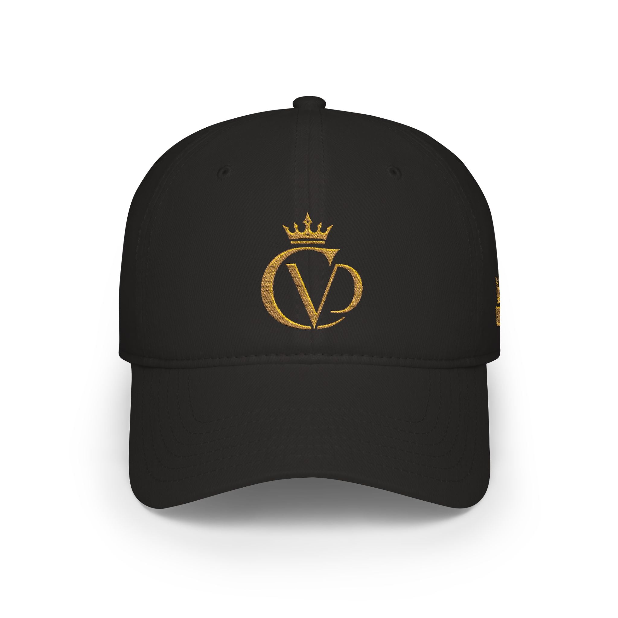 Gold Crown Embroidered CVD Logo Baseball Cap