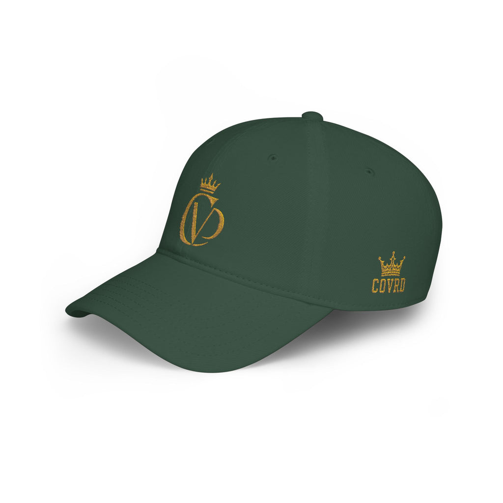 Gold Crown Embroidered CVD Logo Baseball Cap