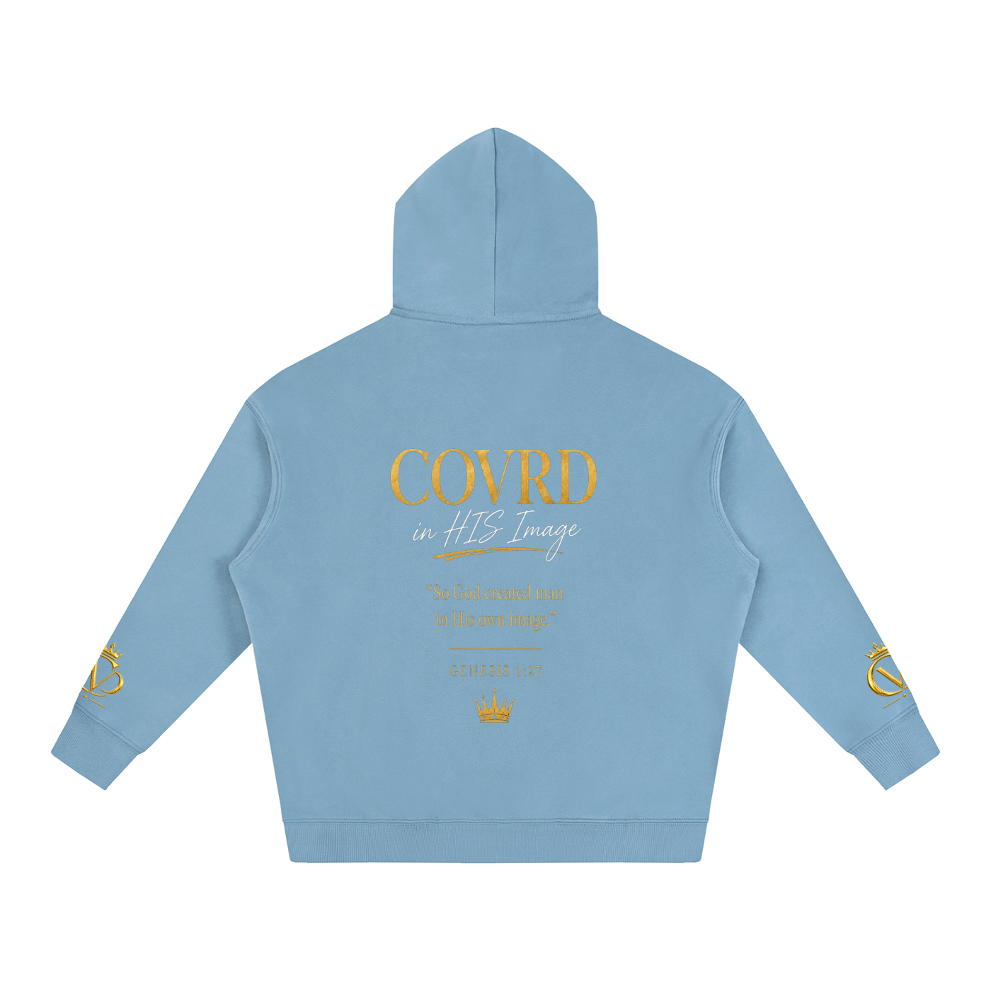 "COVRD in HIS Image" Oversize Fleeced Hoodie