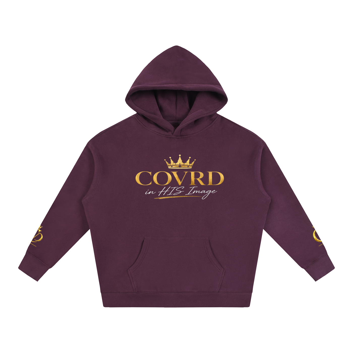 "COVRD in HIS Image" Oversize Fleeced Hoodie