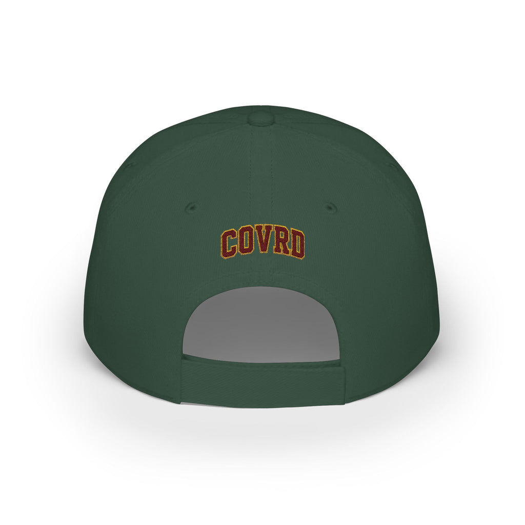 Crimson/Gold Crown "CVD" Logo Embroidered Low Profile Baseball Cap