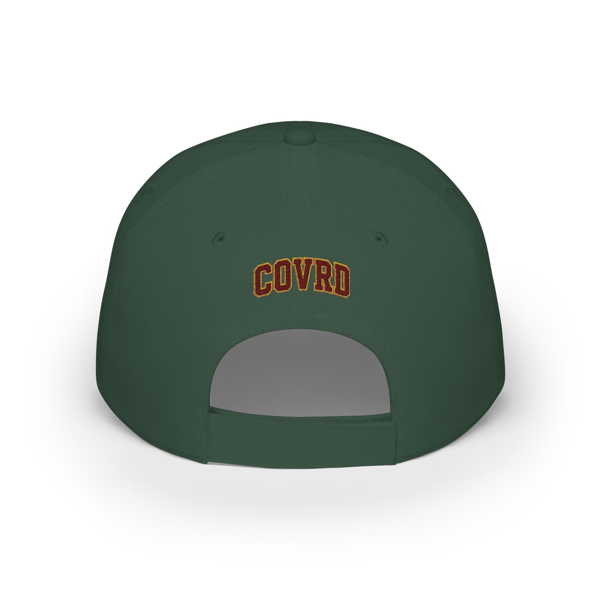 Crimson/Gold Crown "CVD" Logo Embroidered Low Profile Baseball Cap