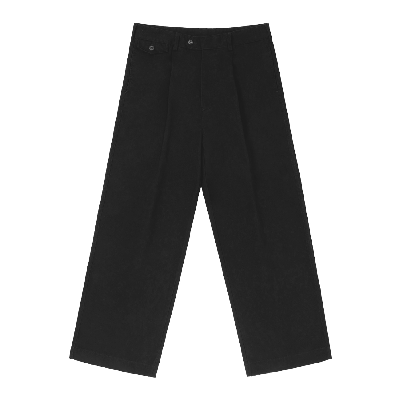 100% Cotton Adjustable Waist Straight-Leg Pants