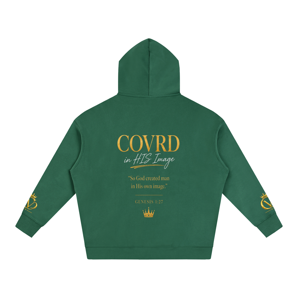 "COVRD in HIS Image" Oversize Fleeced Hoodie