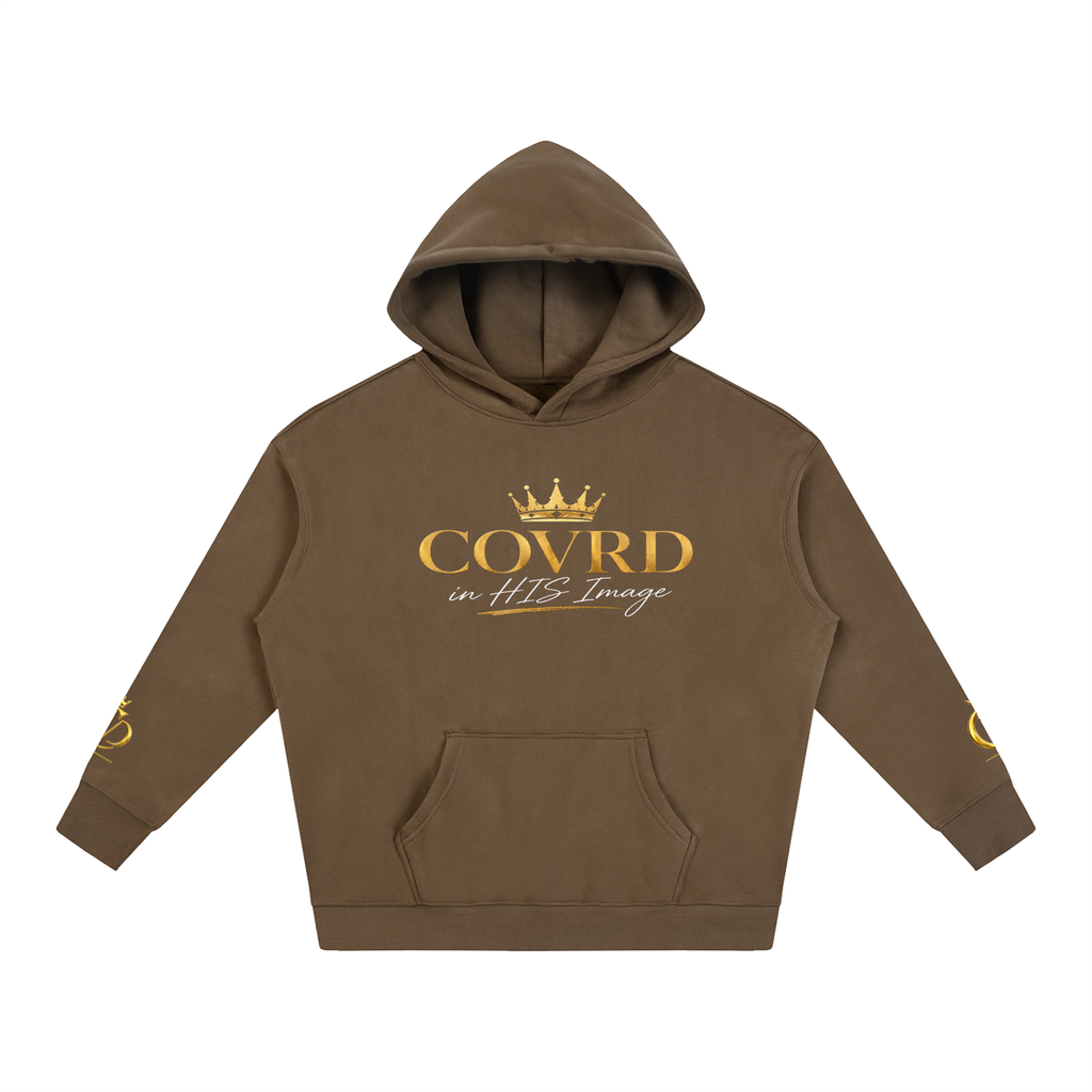 "COVRD in HIS Image" Oversize Fleeced Hoodie