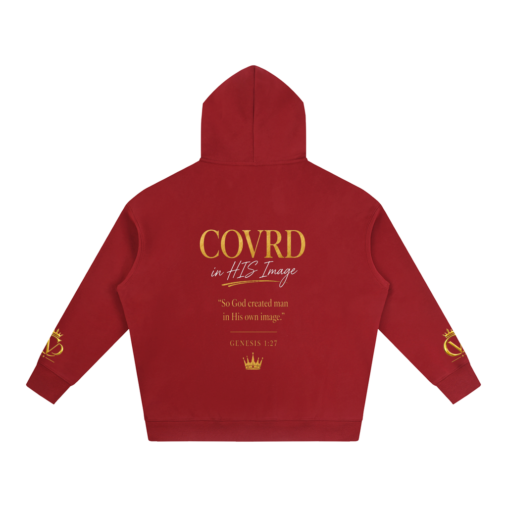 "COVRD in HIS Image" Oversize Fleeced Hoodie