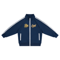STAY COVRD "Fruit of My Parents" Kids’ Contrast Tape Coach Jacket