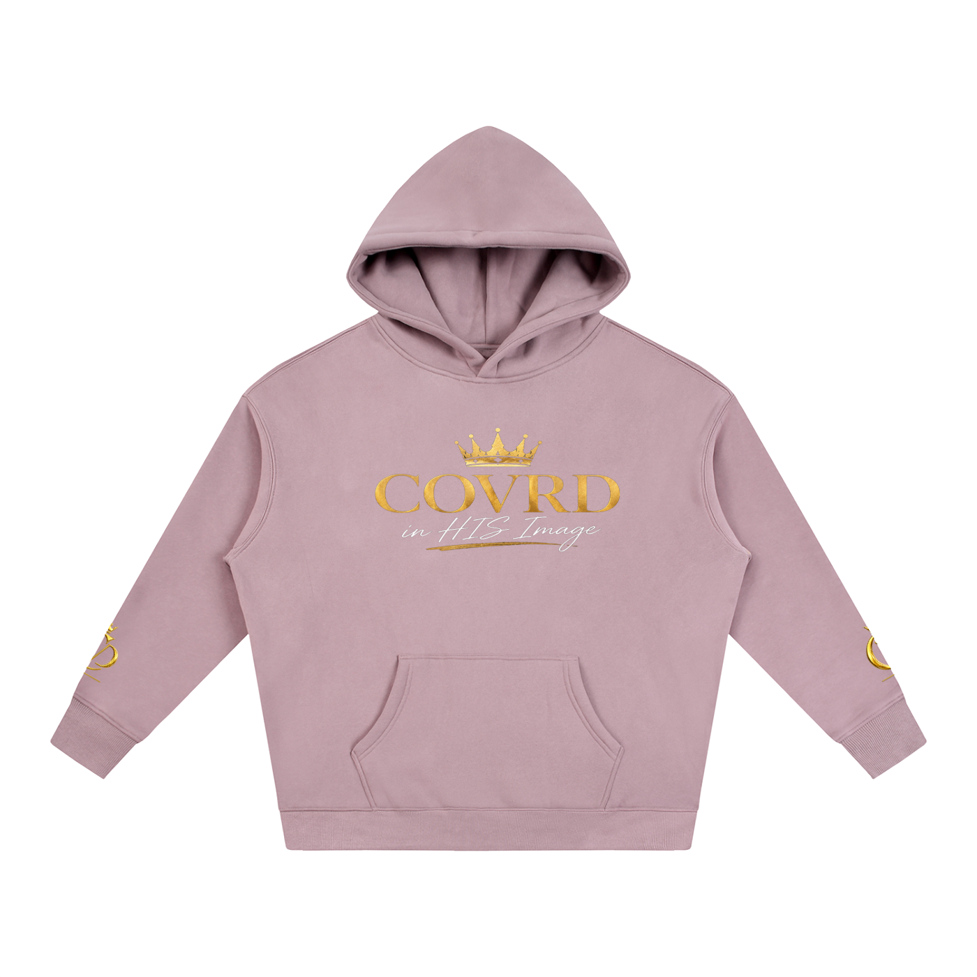 "COVRD in HIS Image" Oversize Fleeced Hoodie
