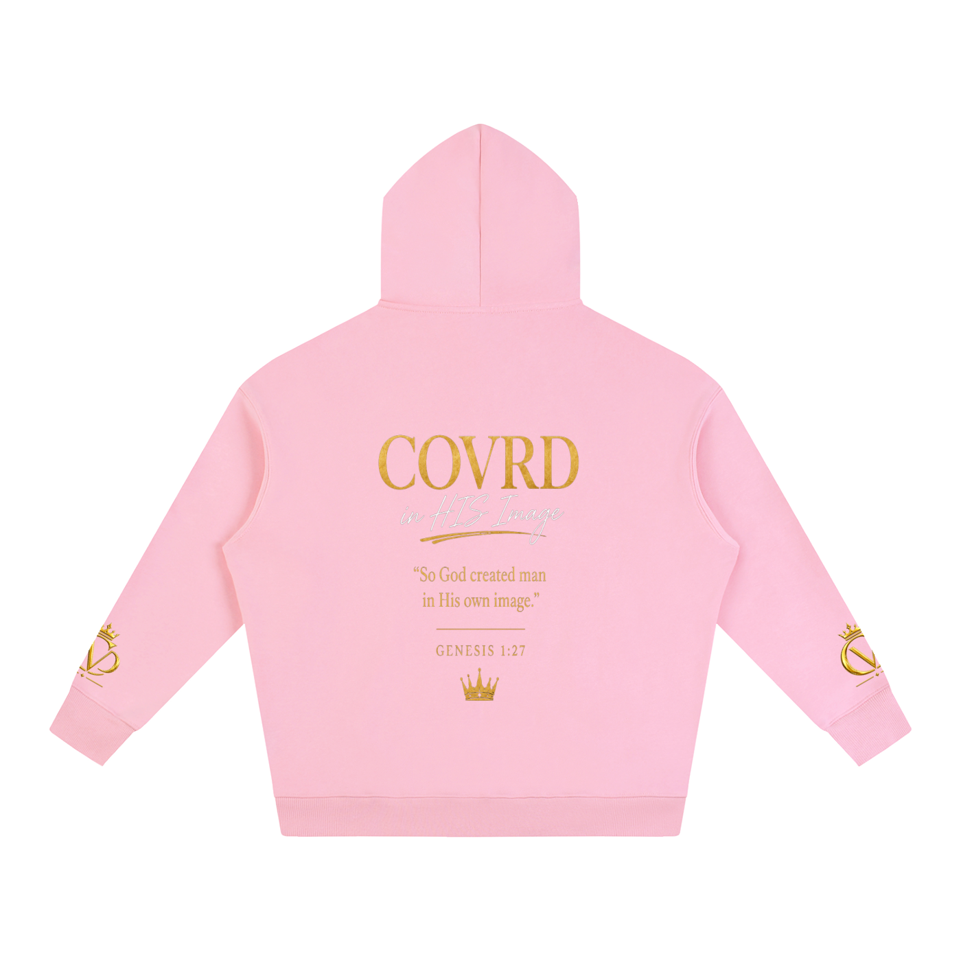 "COVRD in HIS Image" Oversize Fleeced Hoodie