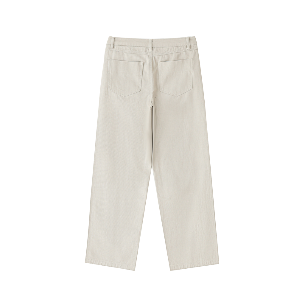 COVRD Men 100% Cotton Straight-Leg Pants