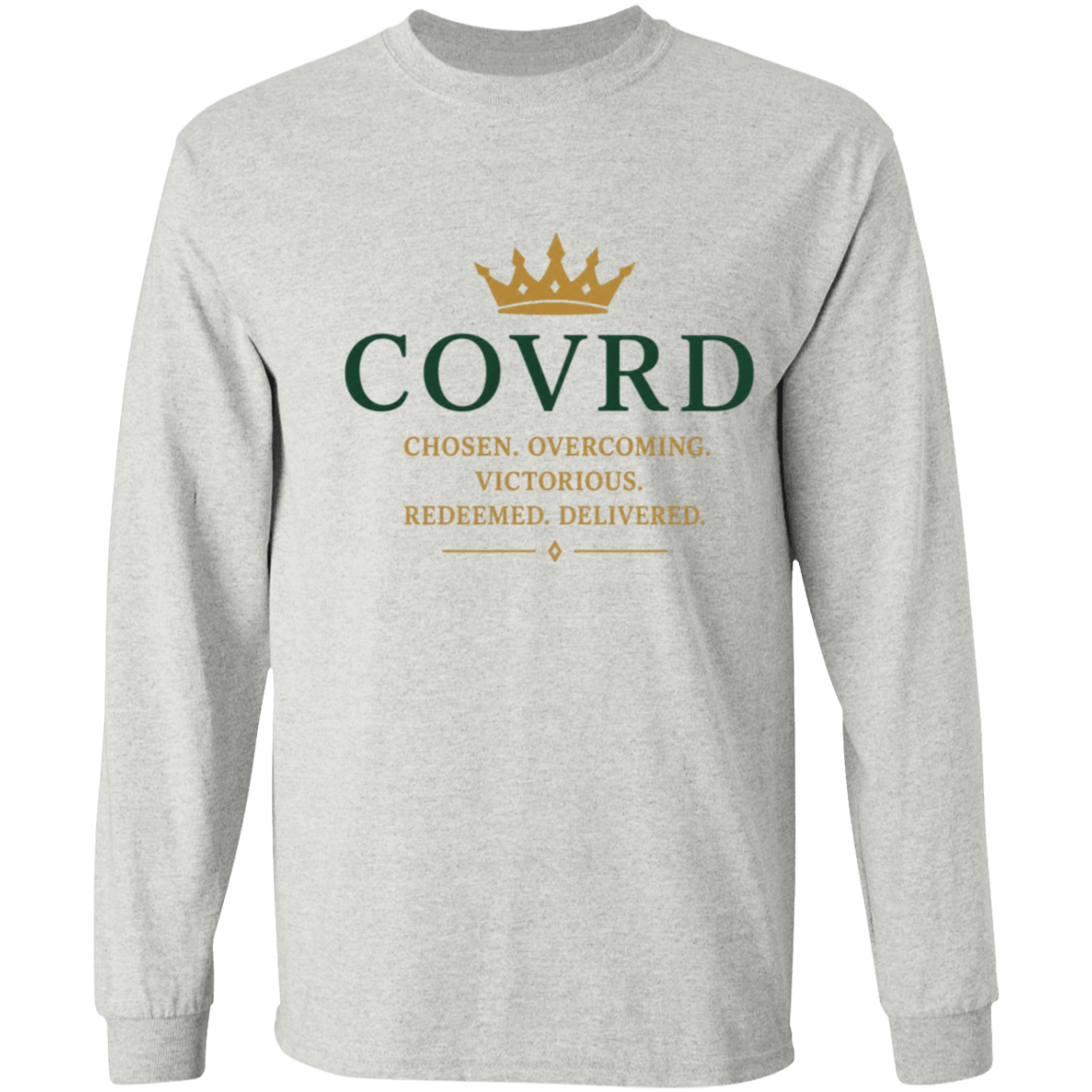 Grey COVRD long sleeve shirt