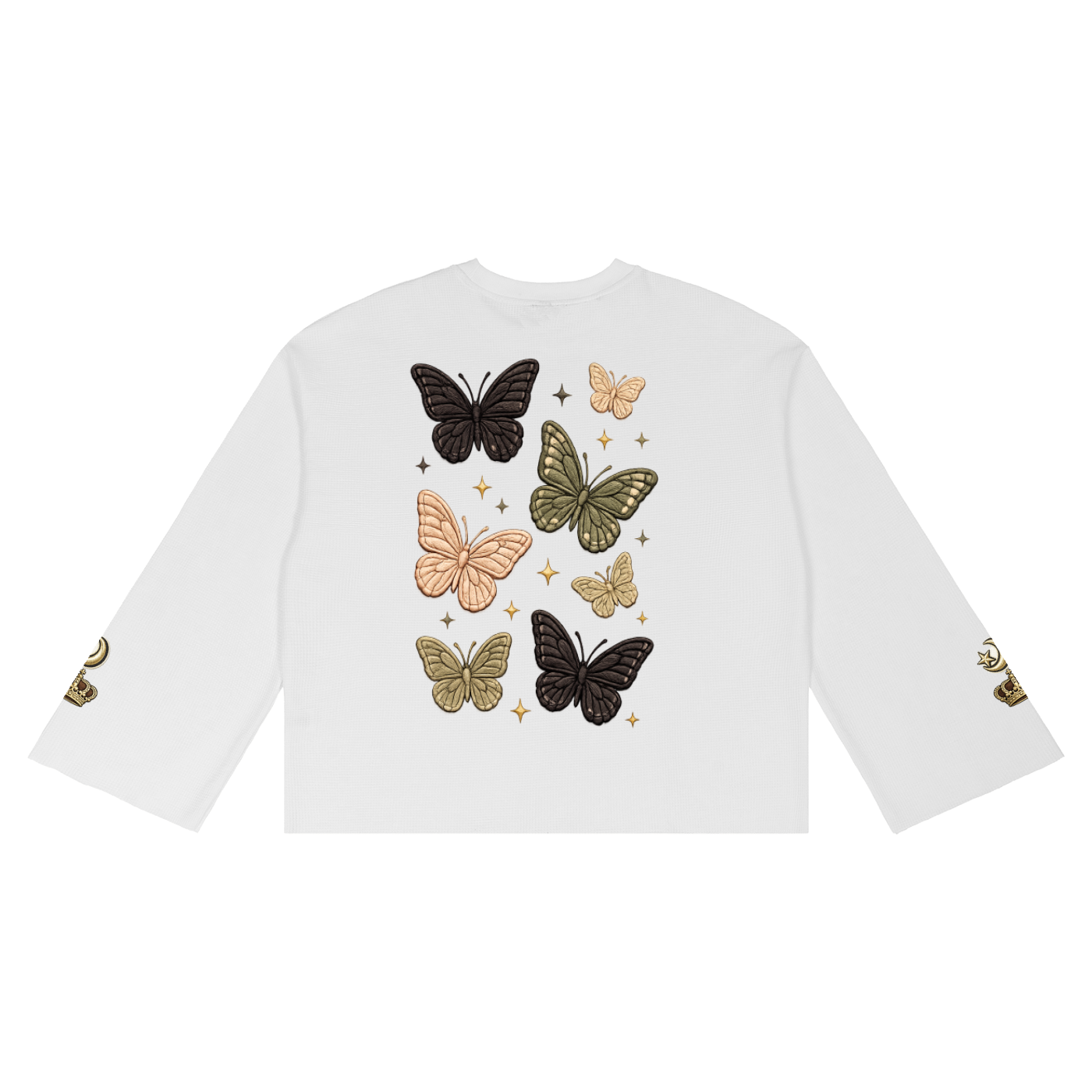COVRD Women Butterfly Long Sleeve T-Shirt