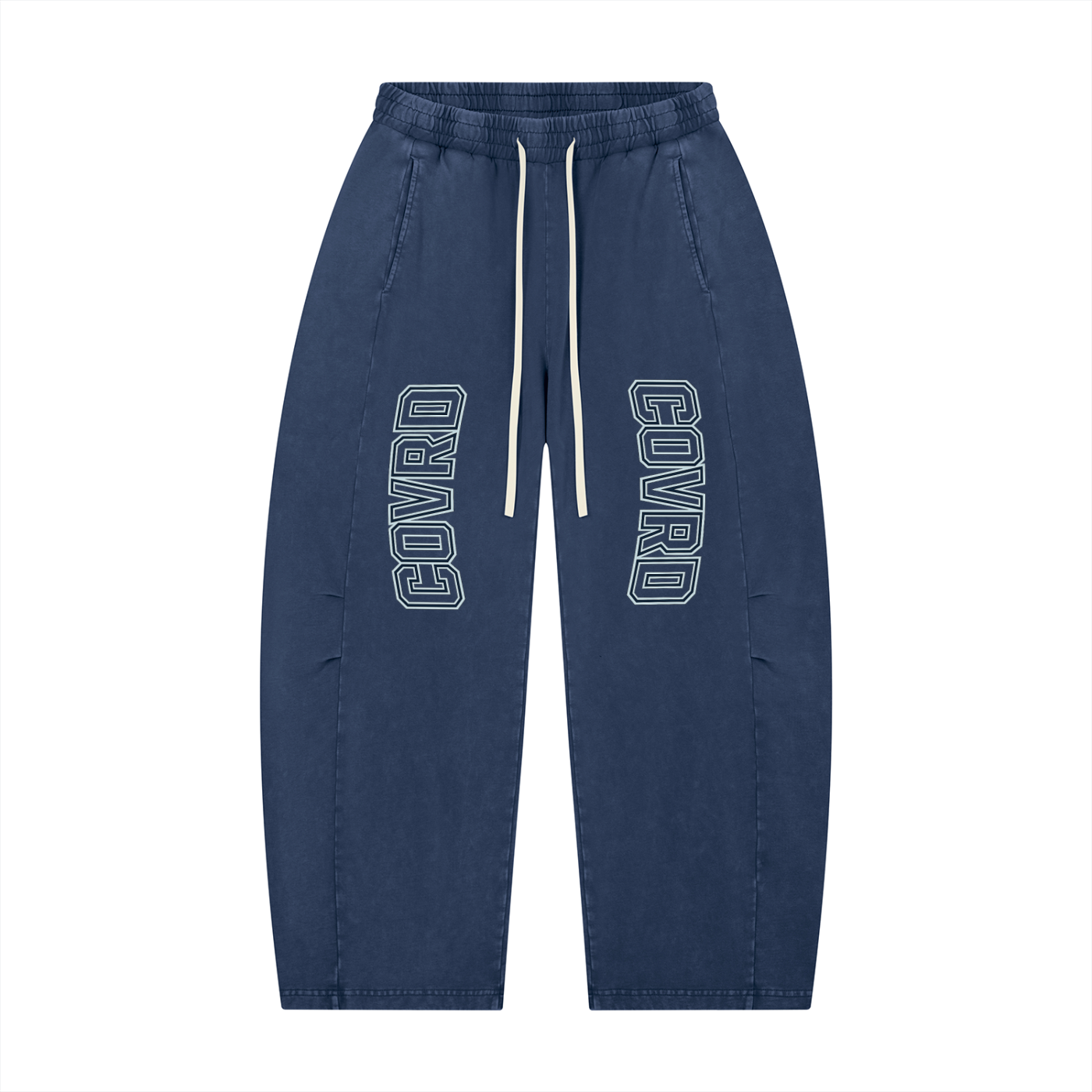 COVRD Outline Barrel Leg Sweatpants