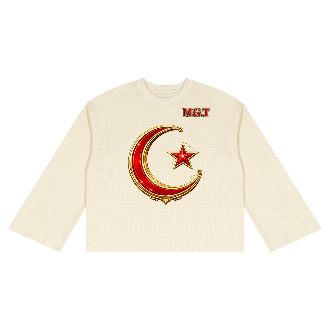 MGT VANGUARD Waffle Raw Edge T-Shirt