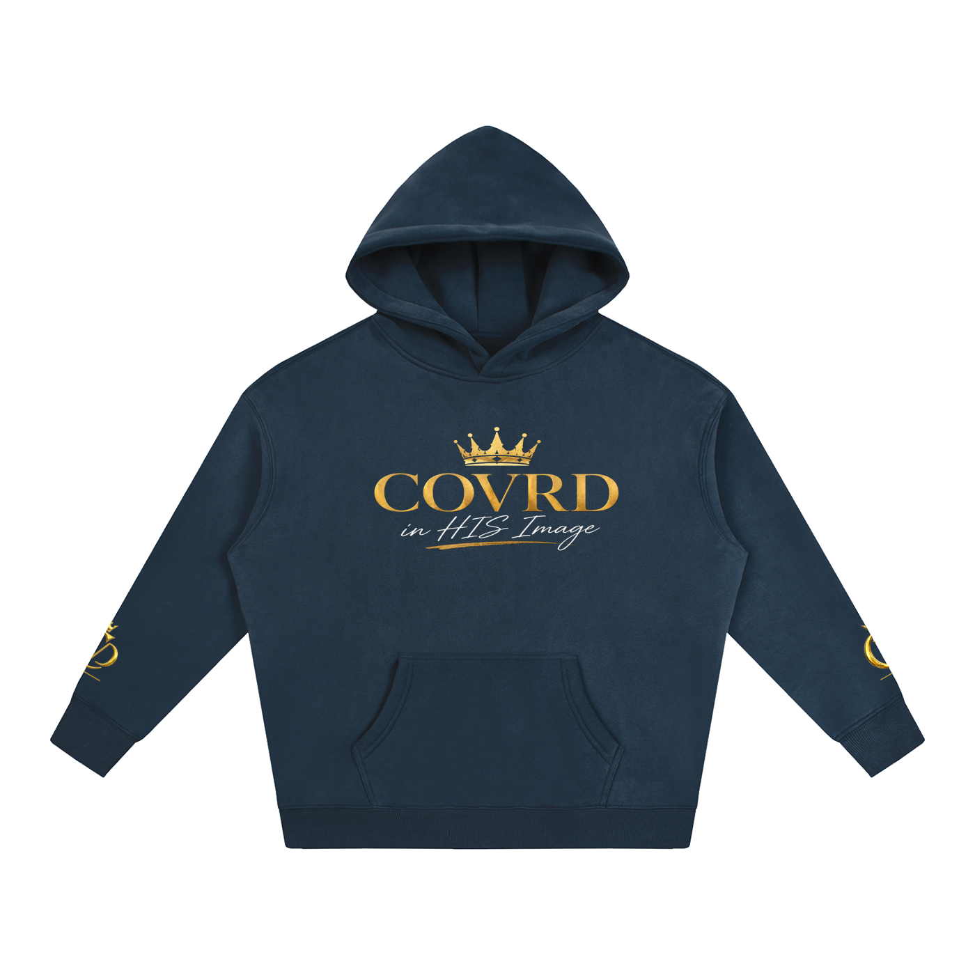 "COVRD in HIS Image" Oversize Fleeced Hoodie
