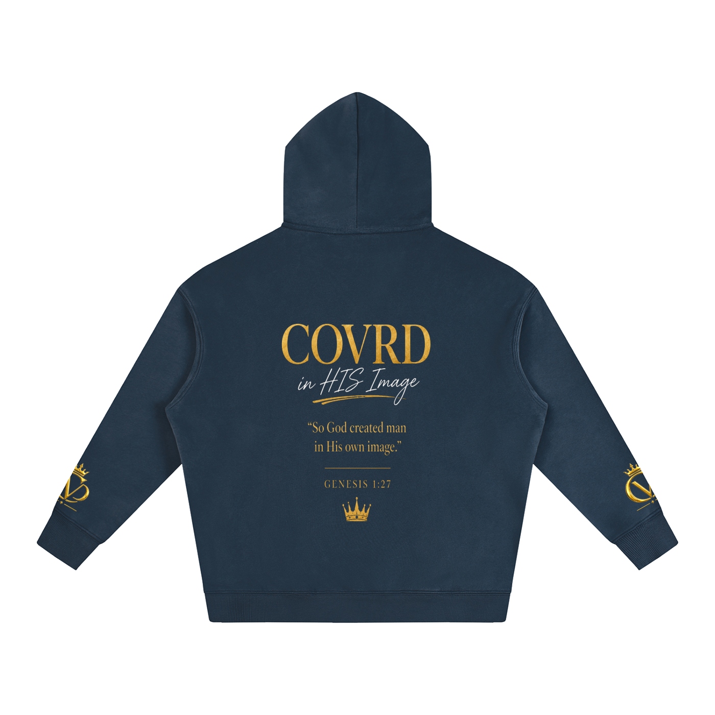 "COVRD in HIS Image" Oversize Fleeced Hoodie