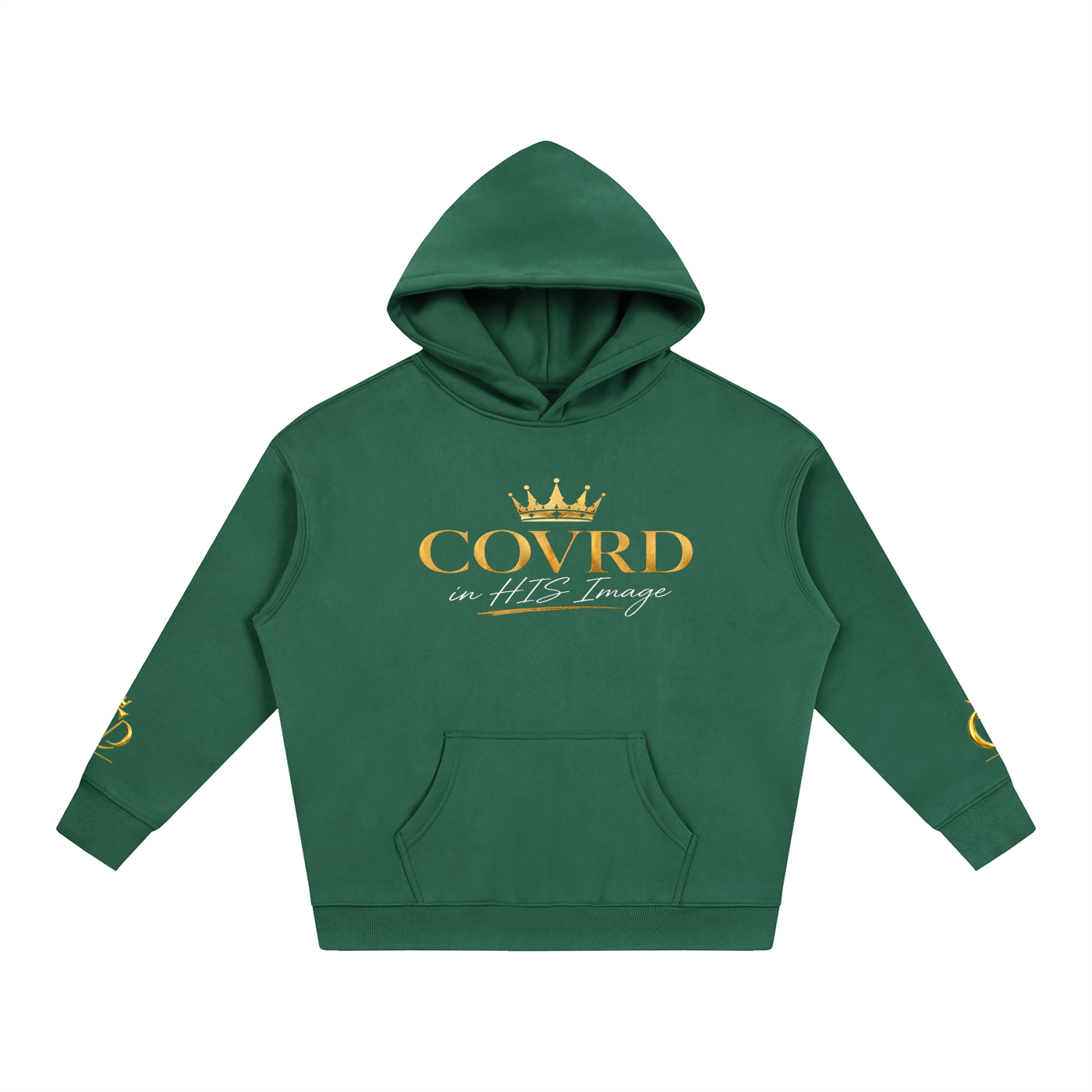 "COVRD in HIS Image" Oversize Fleeced Hoodie