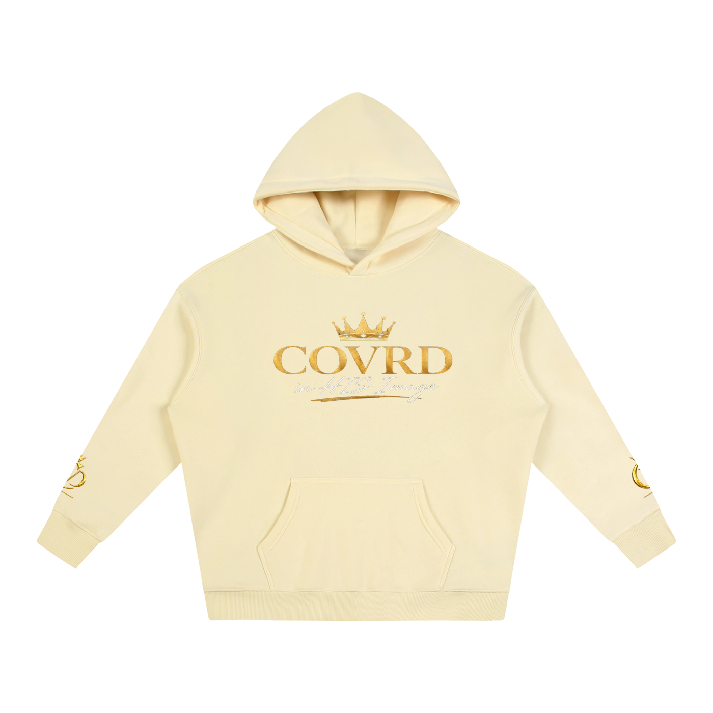 "COVRD in HIS Image" Oversize Fleeced Hoodie
