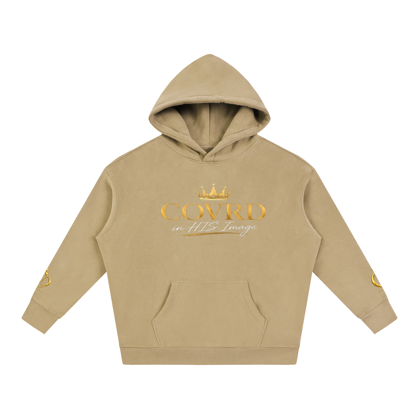 "COVRD in HIS Image" Oversize Fleeced Hoodie
