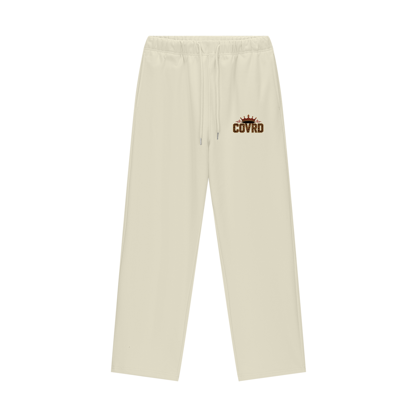 Premium Leopard Print COVRD Straight Leg Pants