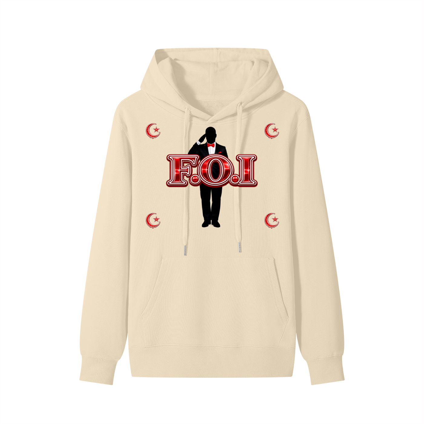 FOI 100% Cotton Hoodie
