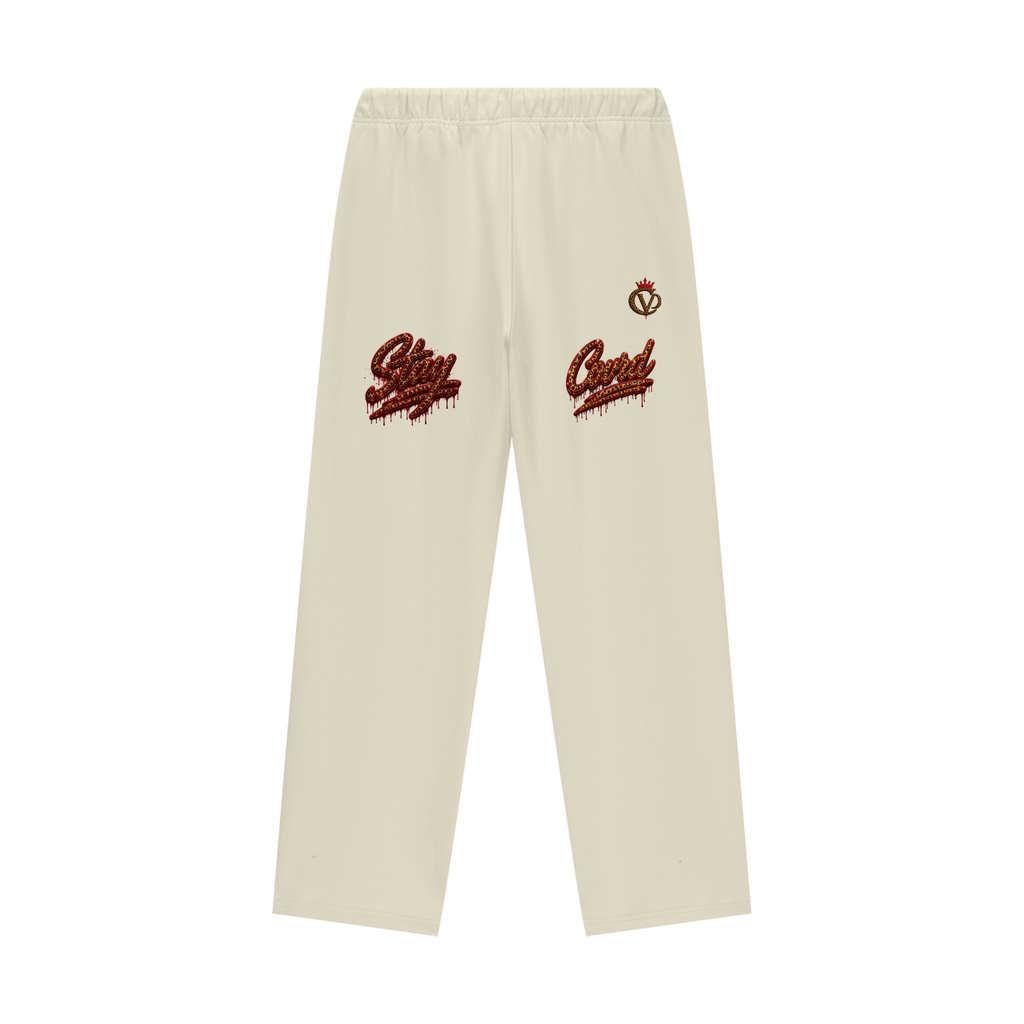 Premium Leopard Print COVRD Straight Leg Pants