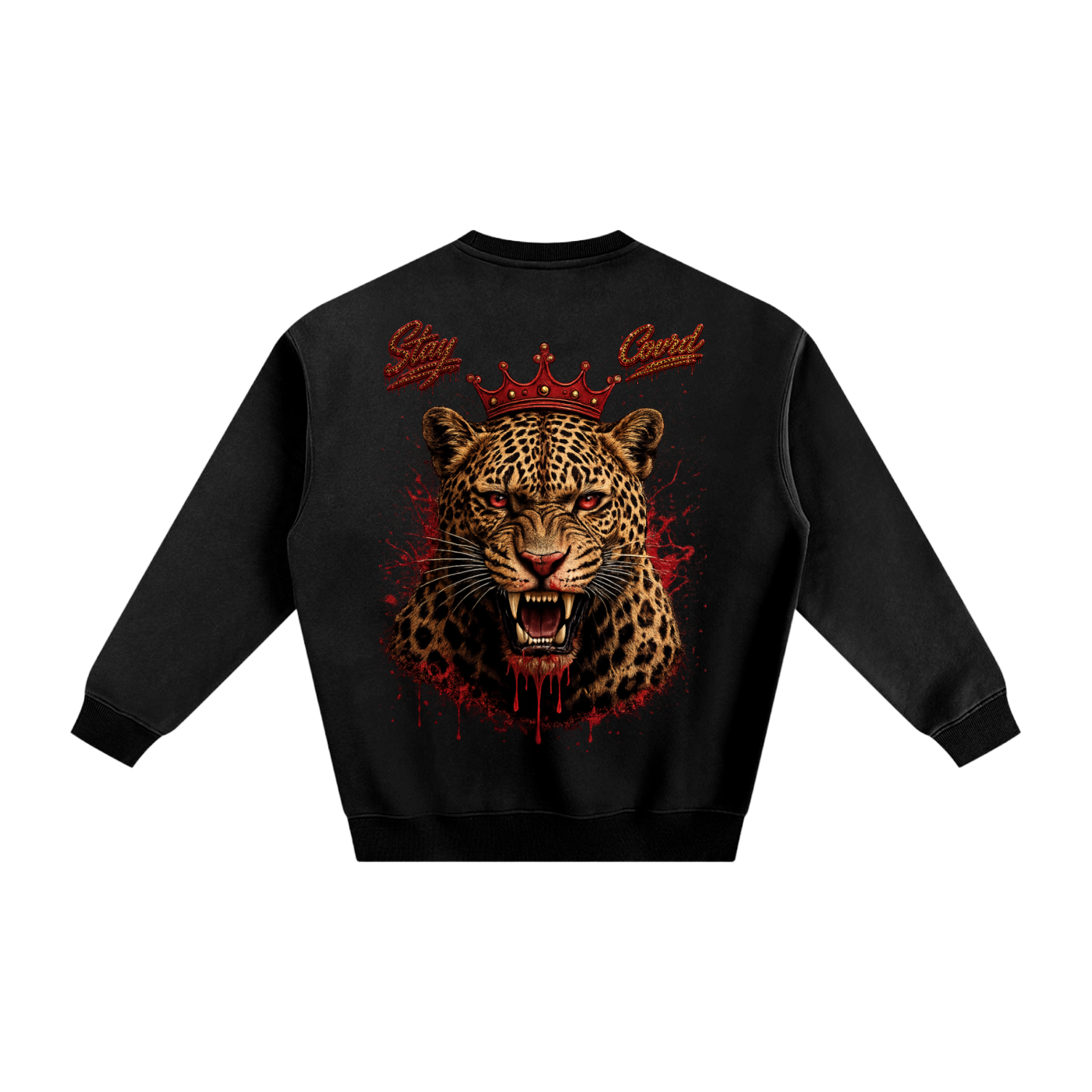 Heavyweight Premium Leopard Print COVRD Pullover
