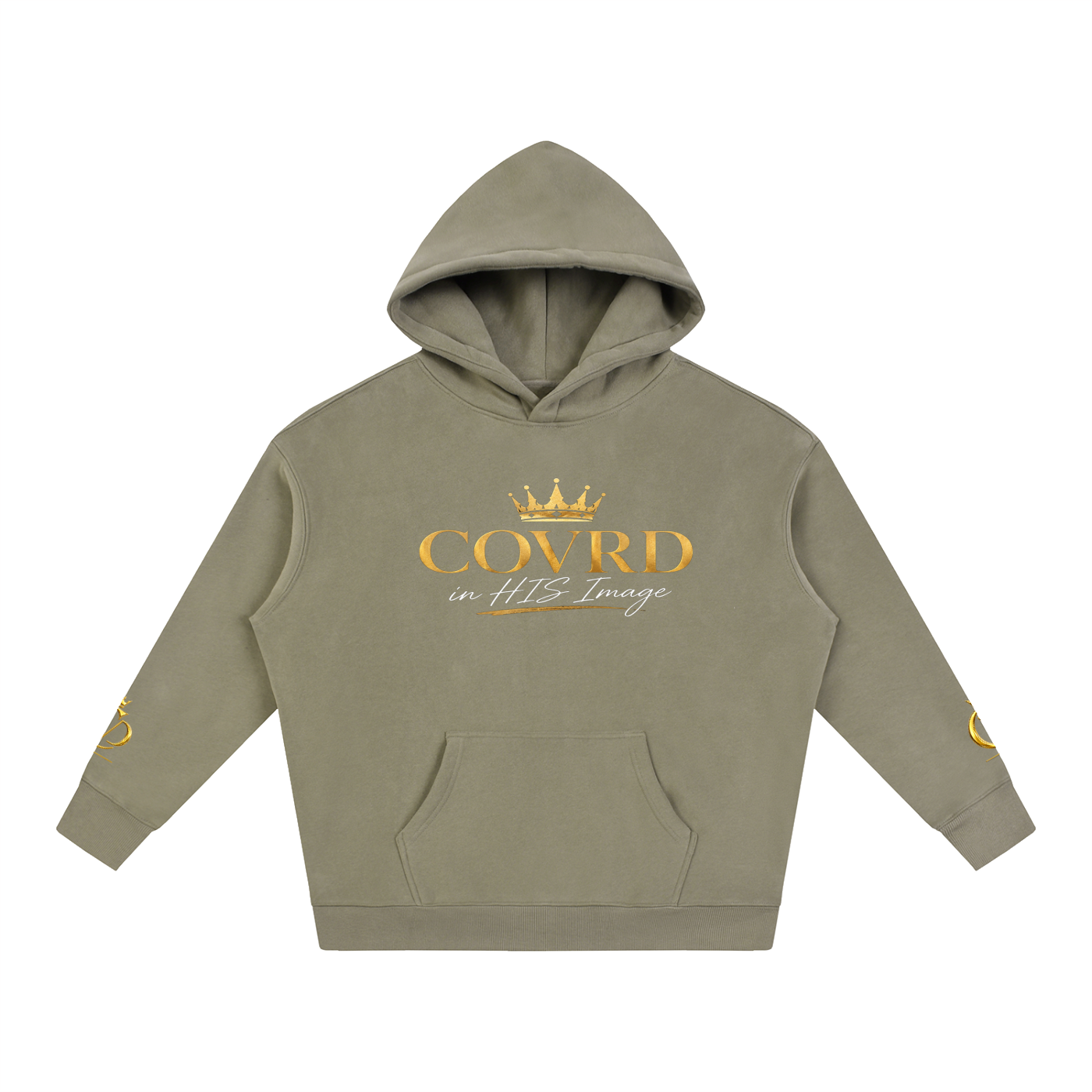"COVRD in HIS Image" Oversize Fleeced Hoodie