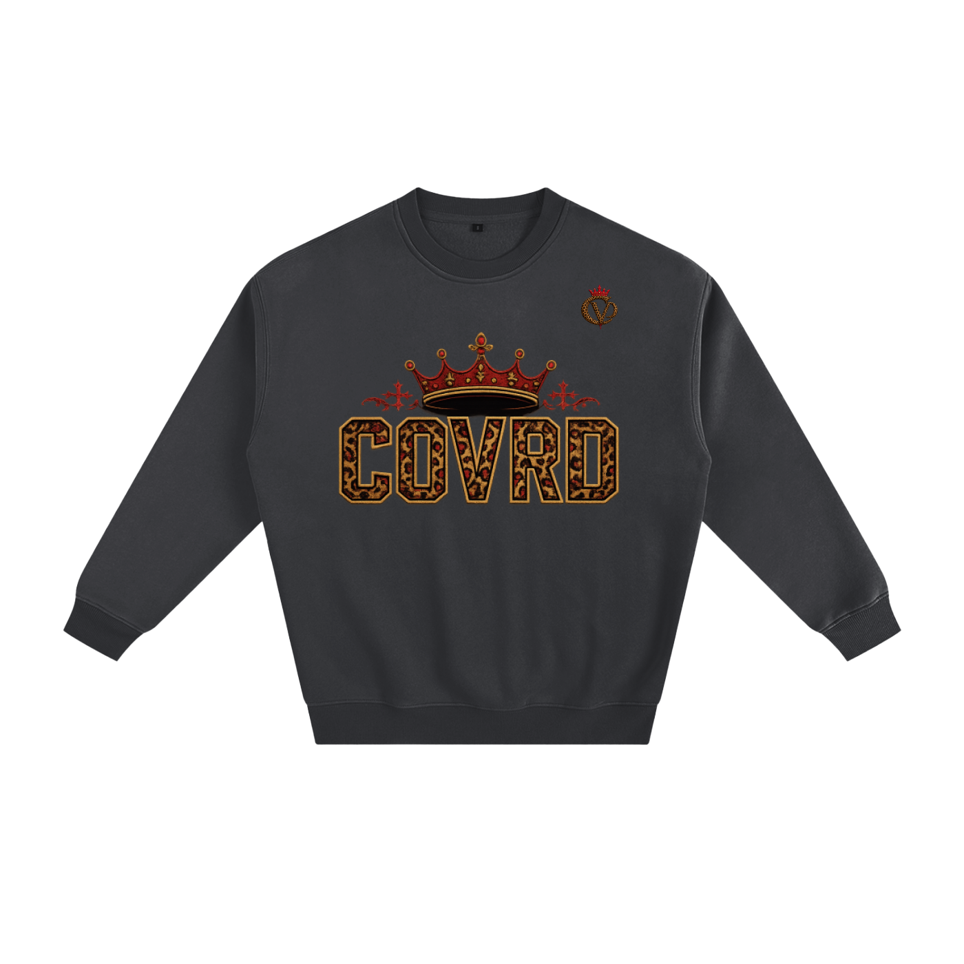 Heavyweight Premium Leopard Print COVRD Pullover