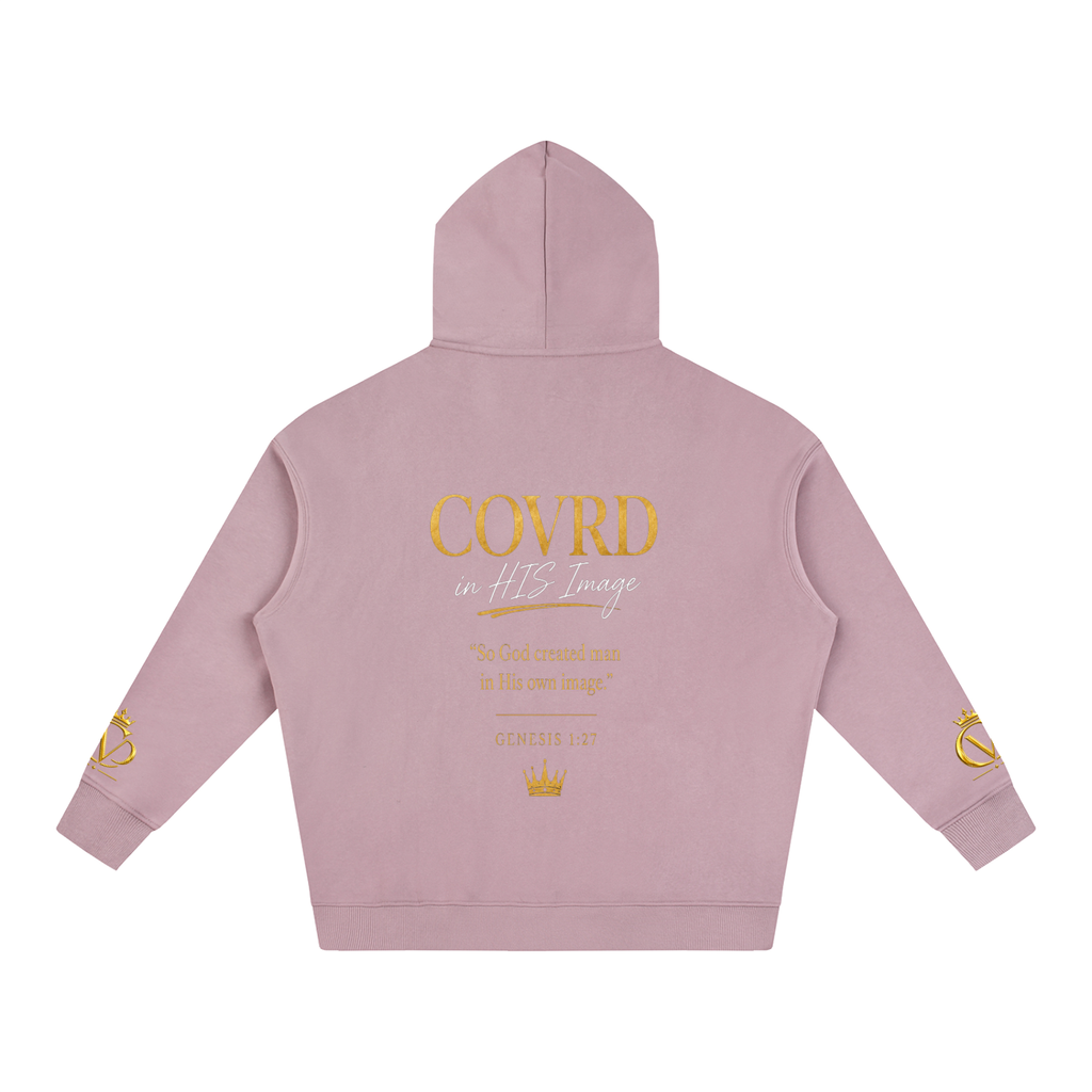"COVRD in HIS Image" Oversize Fleeced Hoodie