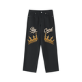 COVRD Men 100% Cotton Straight-Leg Pants