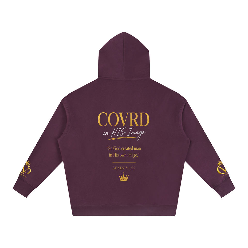 "COVRD in HIS Image" Oversize Fleeced Hoodie