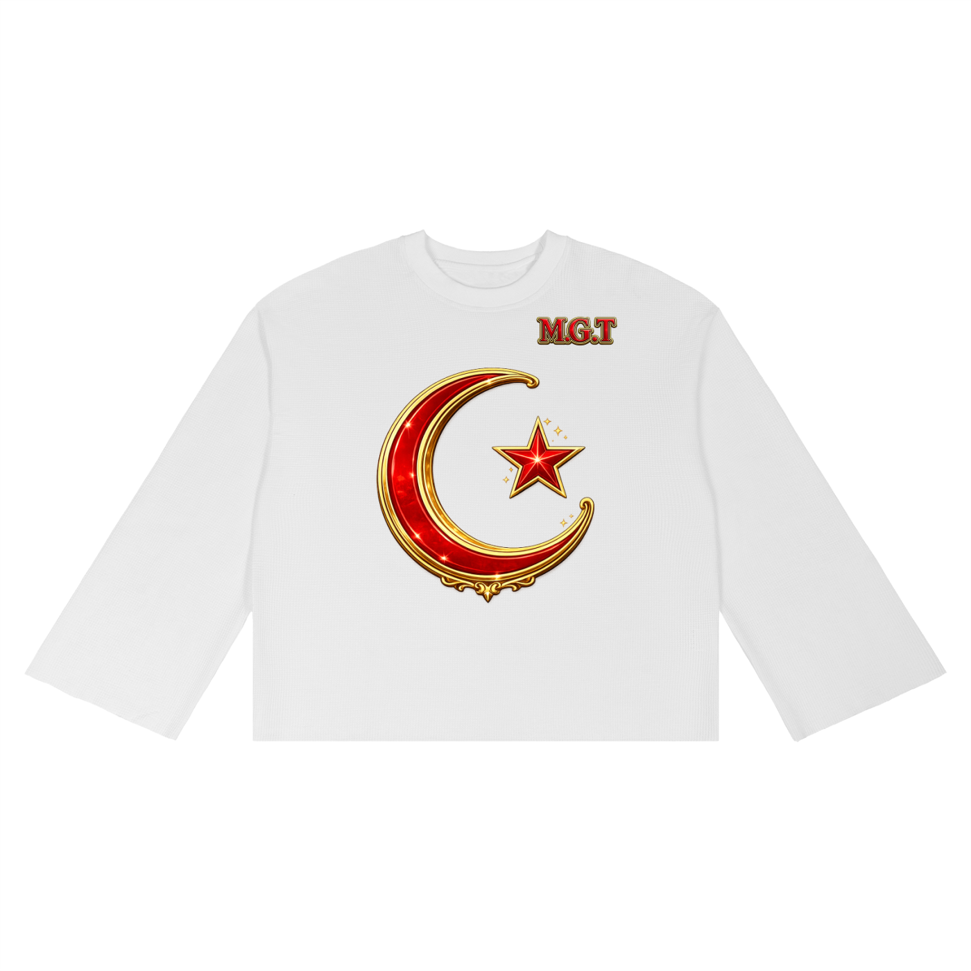 MGT VANGUARD Waffle Raw Edge T-Shirt