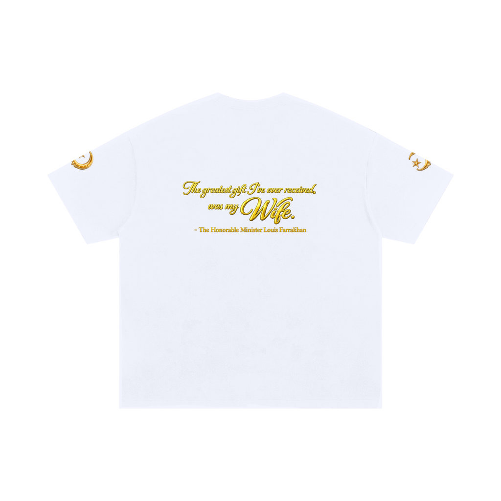 Behind Every Successful Man is A Strong Woman Oversized Cotton T-Shirt