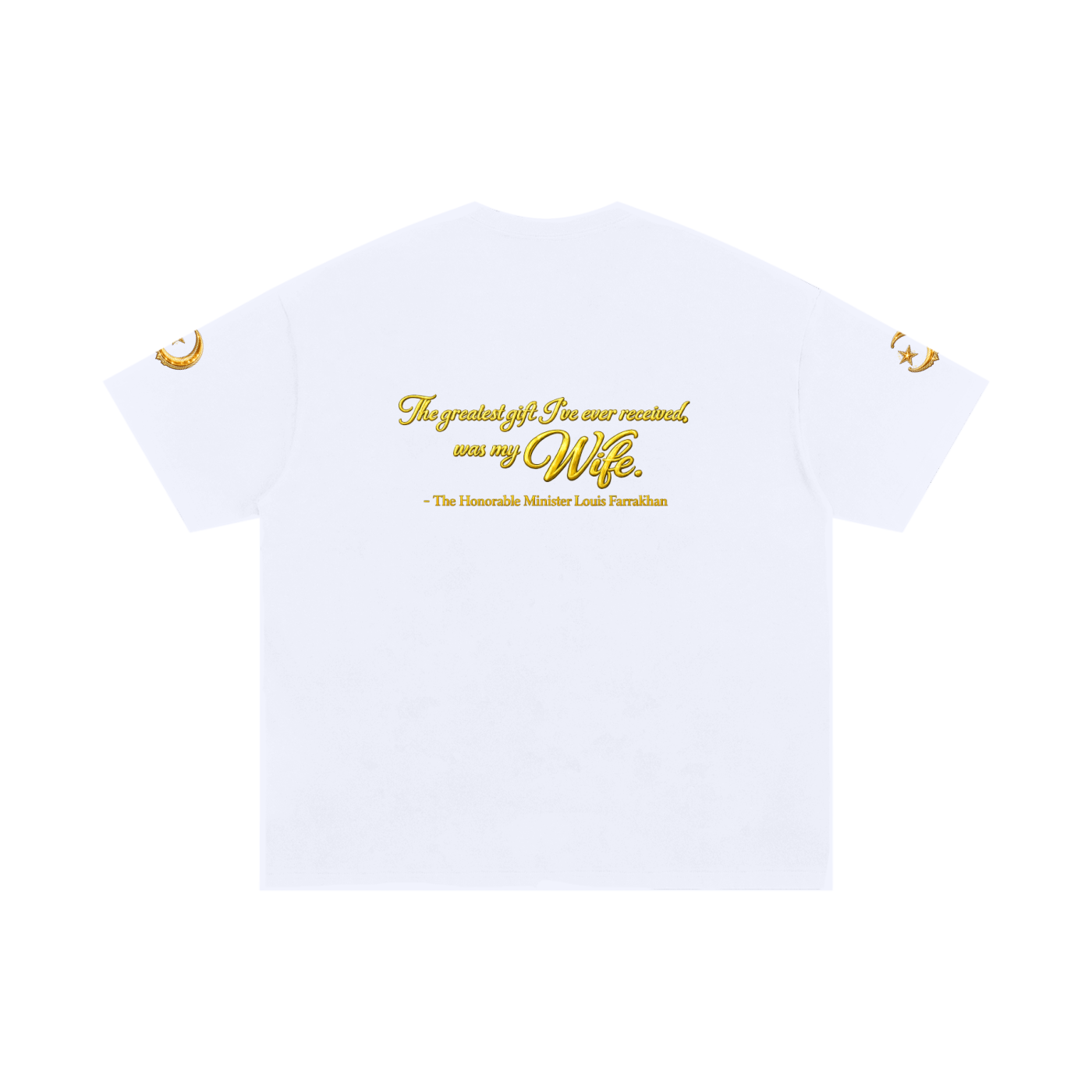 Behind Every Successful Man is A Strong Woman Oversized Cotton T-Shirt